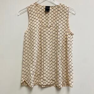 Barneys NY Sleeveless 100% Silk Camisole Top Sz S